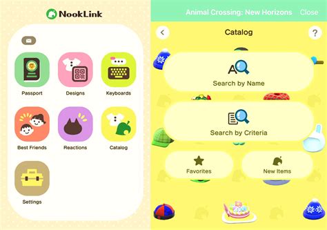 animal crossing catalogue.